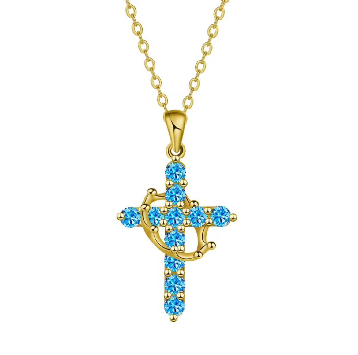 FEARNOT ™ 18K GOLD PLATED HIS CROWN NECKLACE