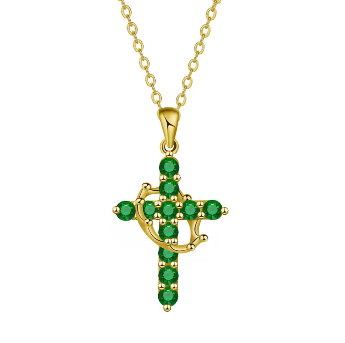 FEARNOT ™ 18K GOLD PLATED HIS CROWN NECKLACE